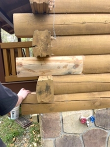 Corner Log Replacement