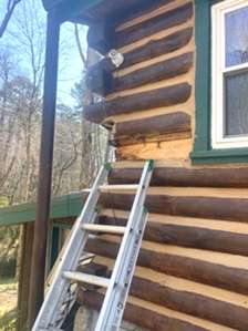 Log Replacement Corner Extension Vintage