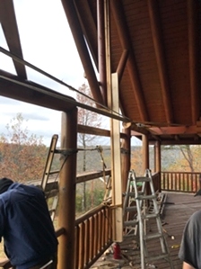 Porch Girt Replacement