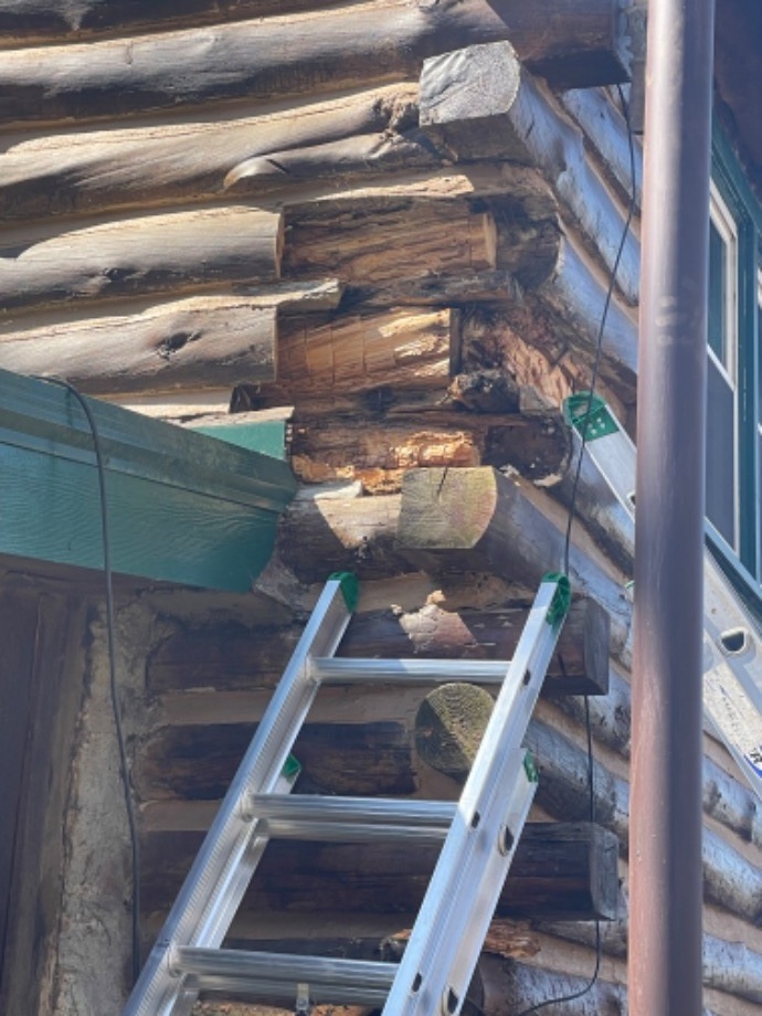 Log Replacement Corner Extension Vintage